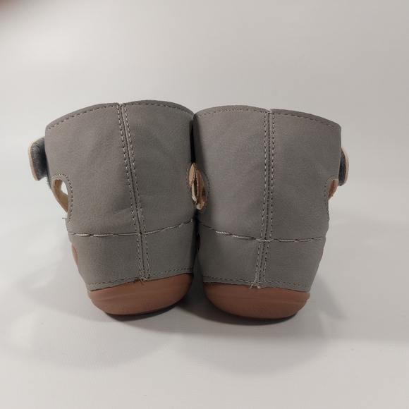 LOSTISY Women Wedges Shoes Splicing Casual Comfy Gray Sandals, 39 - Picture 5 of 9